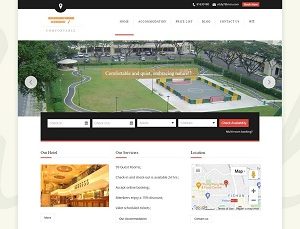 Hotel (hostel) bilingual website 
 Reservation, deposit collection, room, transportation all-round introduction